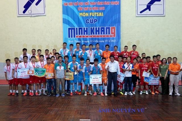 Thắng đội Công an tỉnh, Tánh Linh lên ngôi vô địch môn Futsal