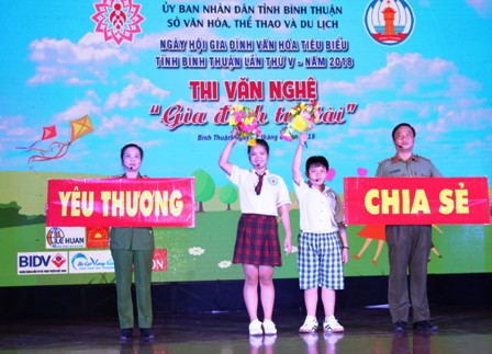 Ngày hội Gia đình văn hóa tiêu biểu tỉnh Bình Thuận 2018 thành công tốt đẹp