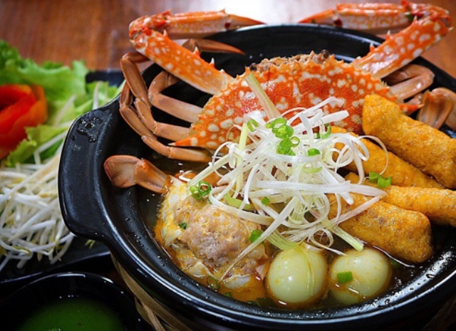 (Bánh canh ghẹ; Ảnh: Nguyên Vũ)