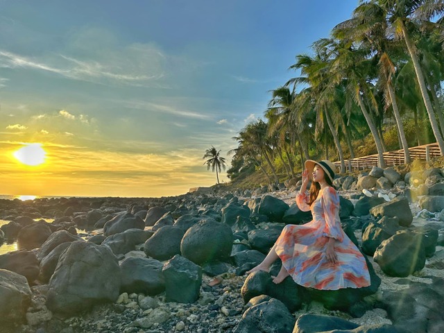 (Góc nhỏ xinh khác ở đoạn Bờ kè Bãi Lăng)