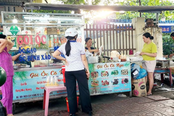 Địa chỉ ăn gỏi ốc giác ngon