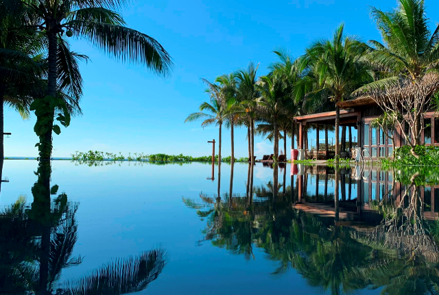 (Không gian xanh mát và trong lành; Ảnh: Nguyên Vũ)