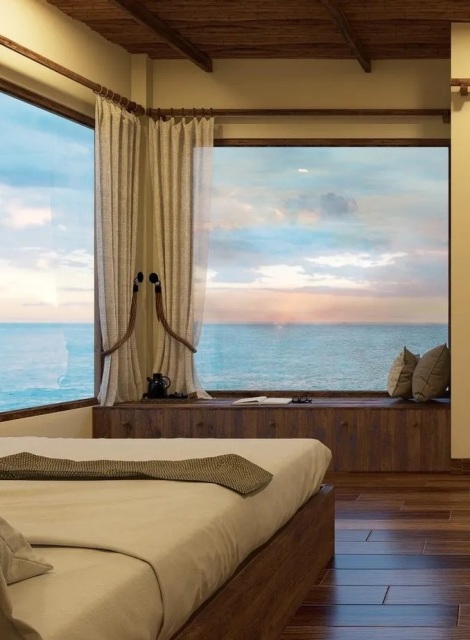 (Những căn phòng được thiết kế đón nắng vào tận giường được nhiều bạn trẻ săn đón. Ảnh: Nalani Phú Quý)