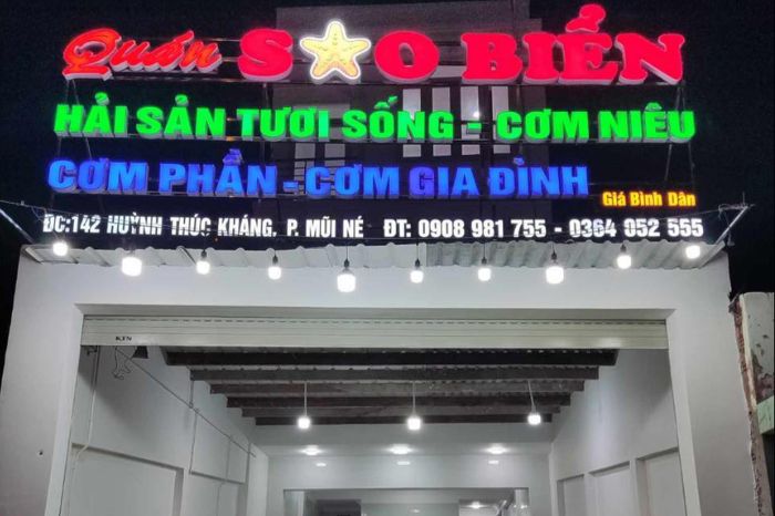 Quán cơm Bình Thuận đông khách