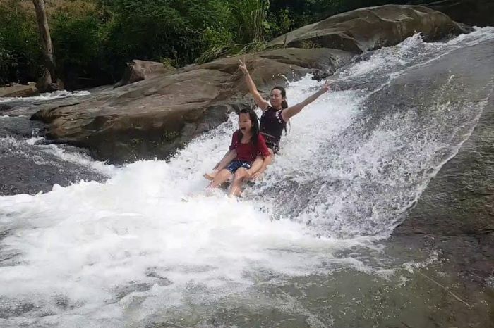 Thác trượt Tà Pứa có gì
