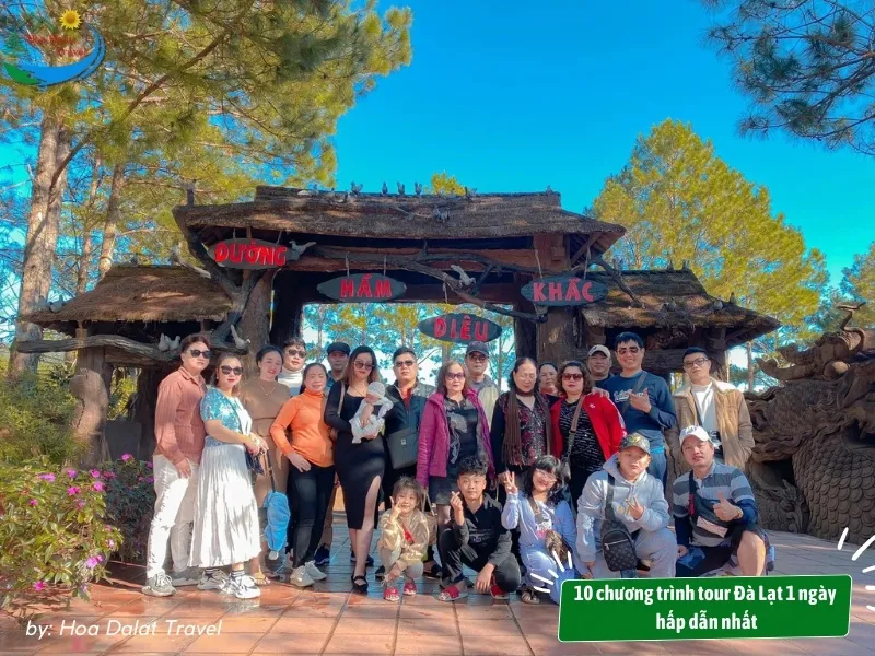 Đặt tour Đà Lạt 1 ngày tại Hoa Dalat Travel công ty du lịch Đà lạt uy tín từ 2015